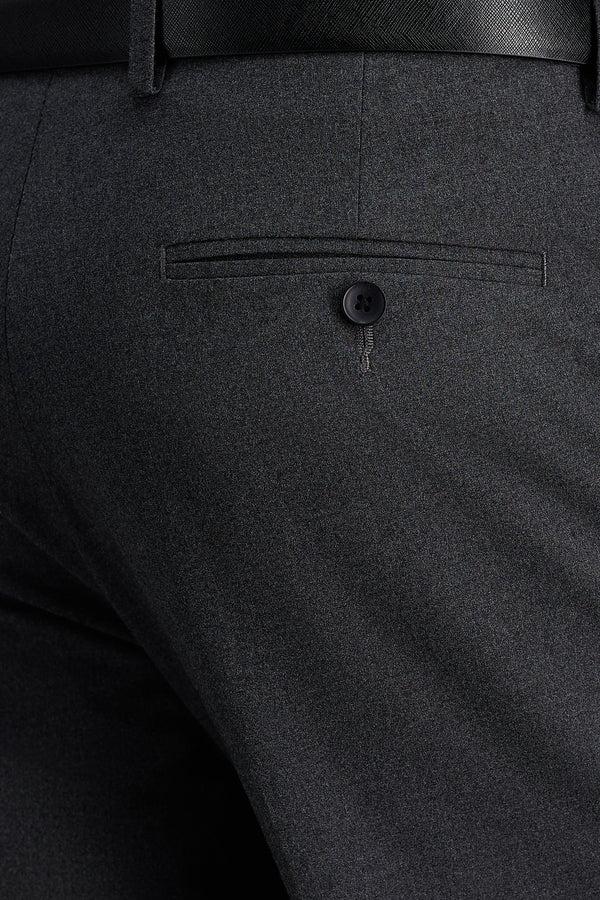 Haggar J.M. Haggar Flannel Dress Pant Dark Grey