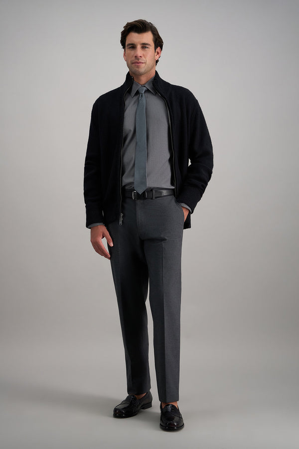 Haggar J.M. Haggar Flannel Dress Pant Dark Grey