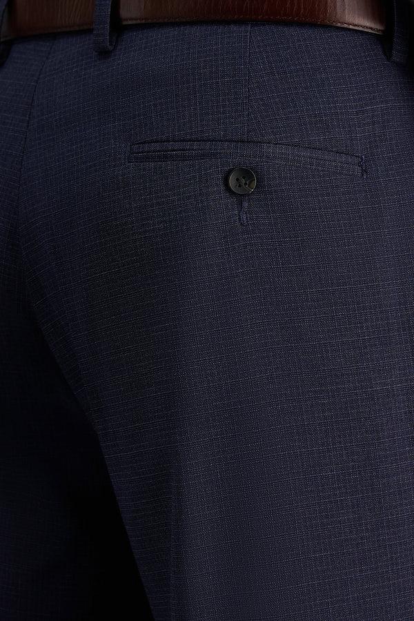 Haggar J.M. Haggar Mini Glen Plaid Dress Pant Ink