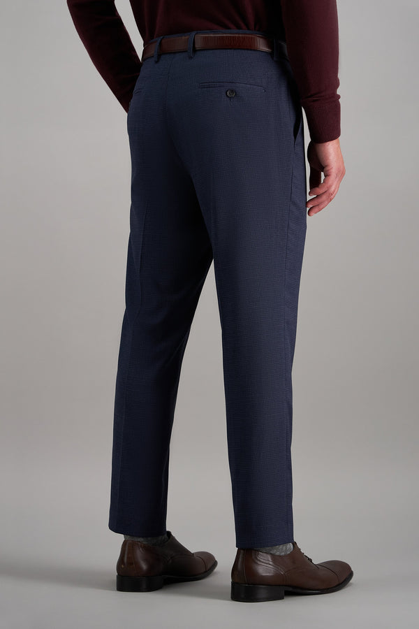 Haggar J.M. Haggar Mini Glen Plaid Dress Pant Ink