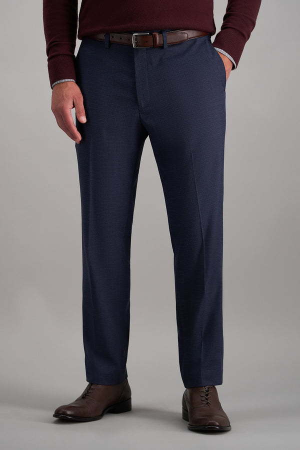 haggar J.M. Haggar Mini Glen Plaid Dress Pant Ink