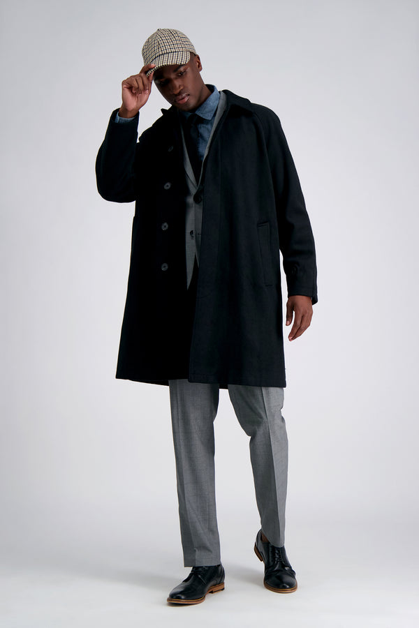 Haggar J.M. Haggar Overcoat Black
