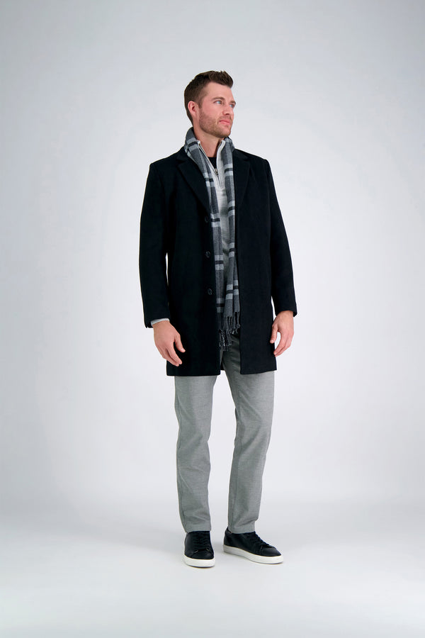 Haggar J.M. Haggar Premium Topcoat Black / Charcoal