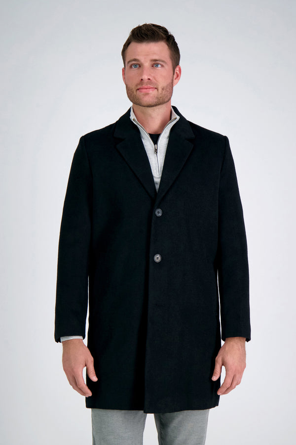 haggar J.M. Haggar Premium Topcoat Black / Charcoal
