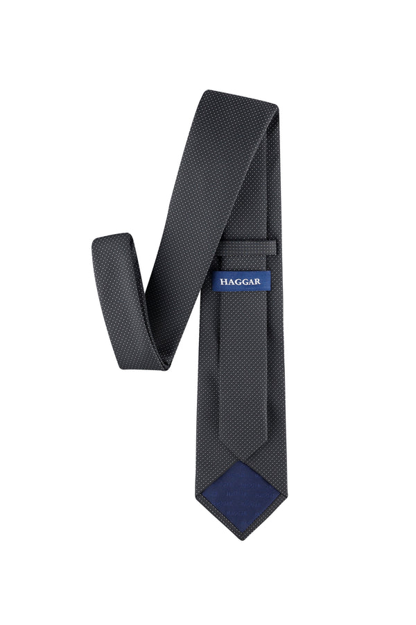Haggar Jenny Unsolid Solid Tie Black