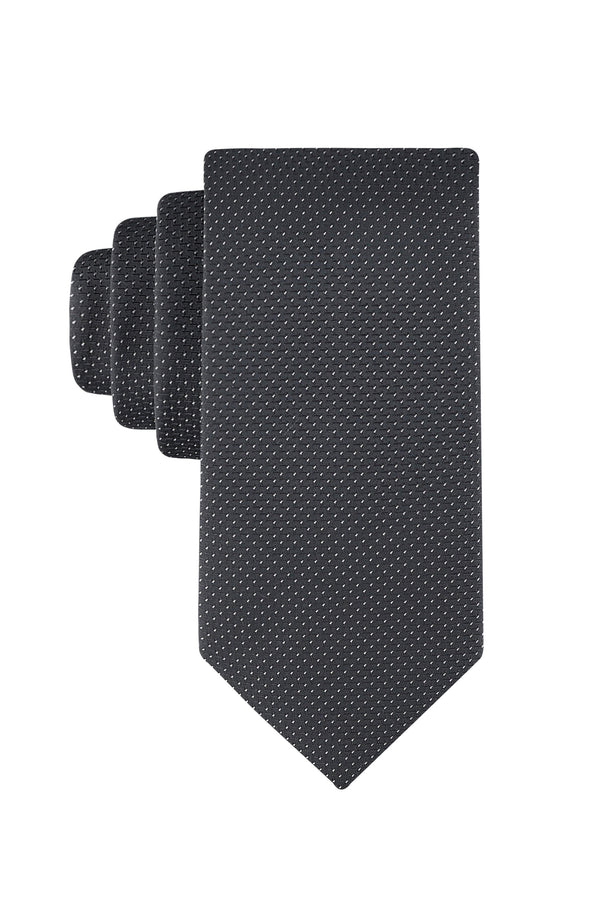 haggar Jenny Unsolid Solid Tie Black