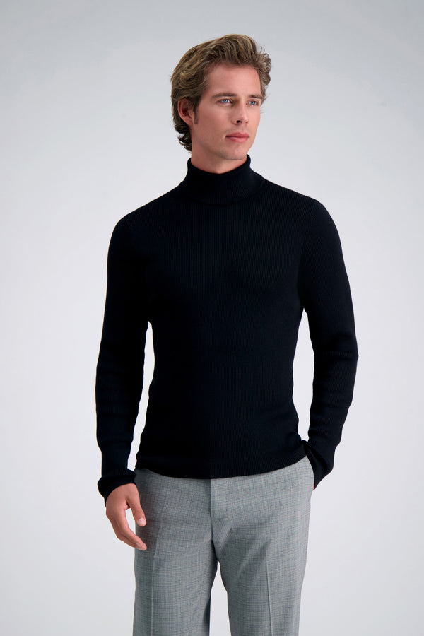 haggar Long Sleeve Turtleneck Sweater Sangria
