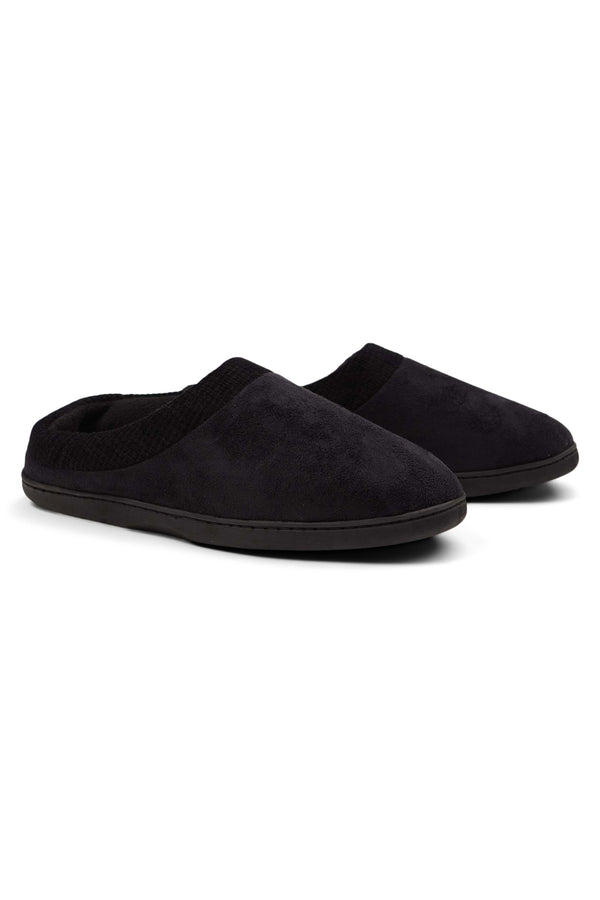Haggar Microsuede Contrast Clog Graphite