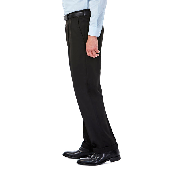 Haggar Mynx Gabardine Dress Pant Black / Charcoal