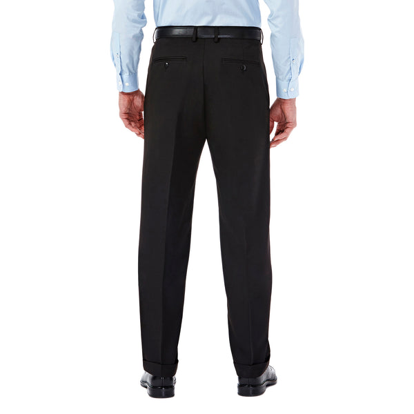 Haggar Mynx Gabardine Dress Pant Black / Charcoal