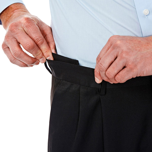 Haggar Mynx Gabardine Dress Pant Black / Charcoal