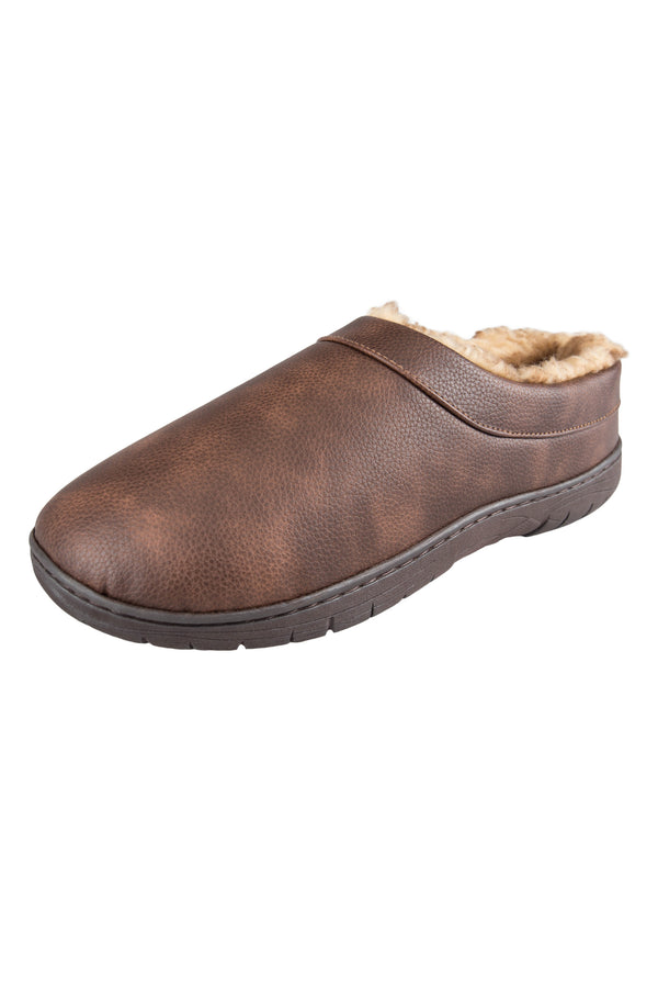 Haggar Pebbled Clog Slipper House Shoe Khaki