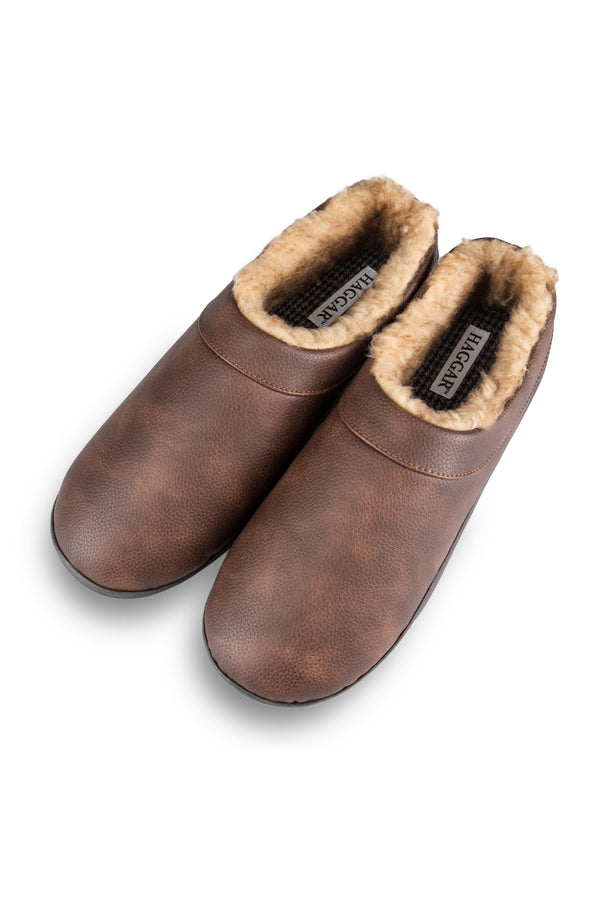 Haggar Pebbled Clog Slipper House Shoe Khaki