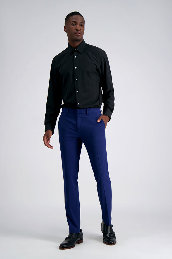 Haggar Performance Stretch Dress Shirt - Black Black