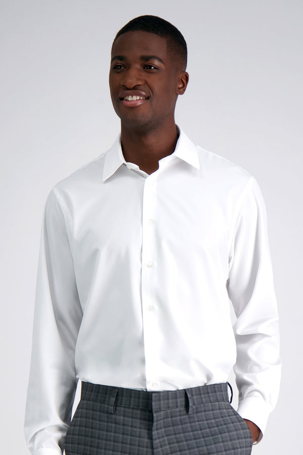 haggar Performance Stretch Dress Shirt - White White