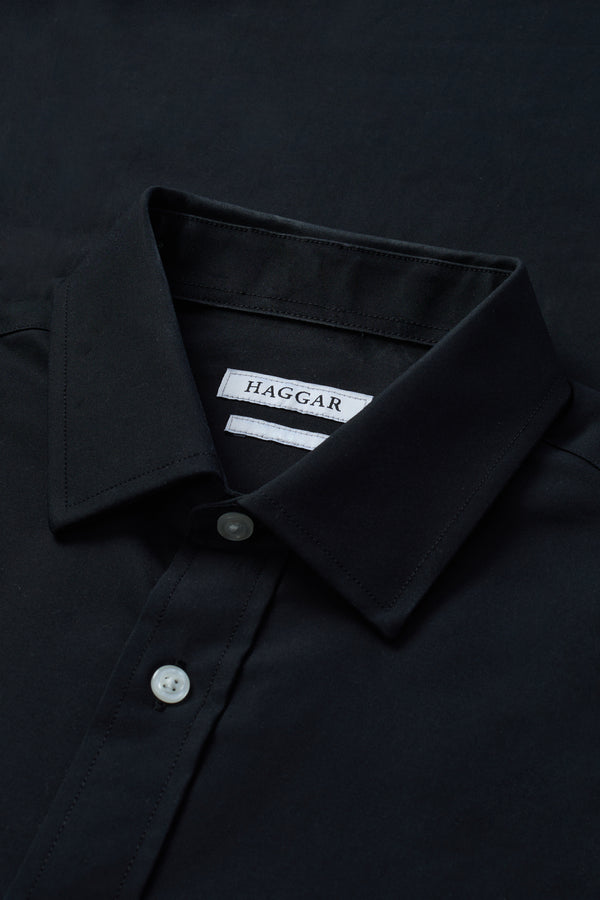 Haggar Premium Comfort Big Dress Shirt - Black Black