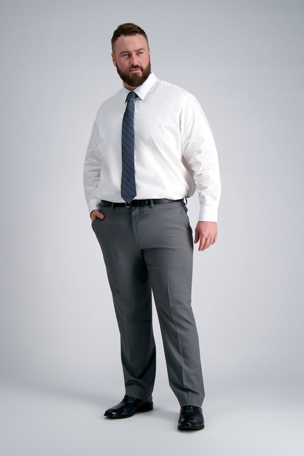 Haggar Premium Comfort Big Dress Shirt - White White