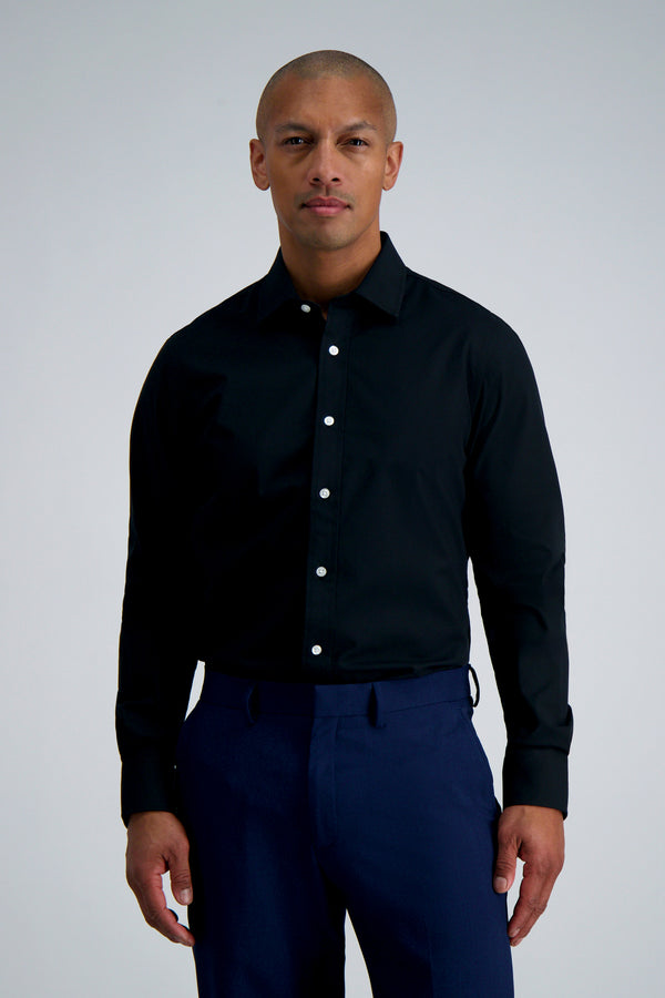 haggar Premium Comfort Dress Shirt - Black Black