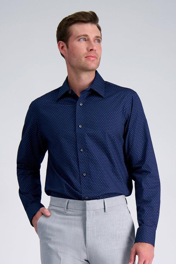 haggar Premium Comfort Dress Shirt - Indigo Indigo