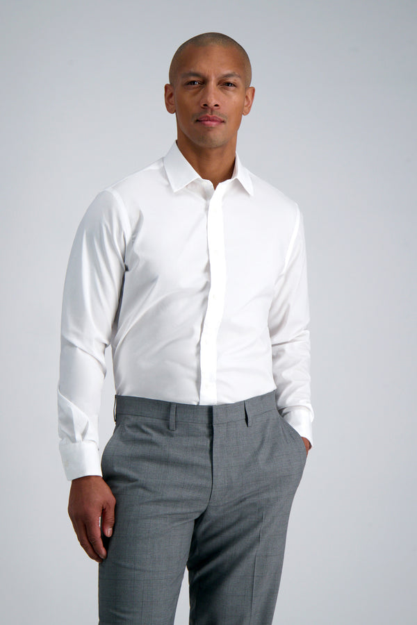 haggar Premium Comfort Dress Shirt - White White