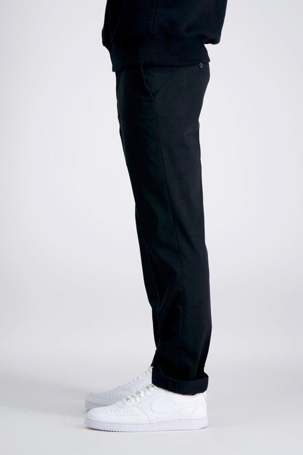 Haggar Premium No Iron Khaki Pant Black