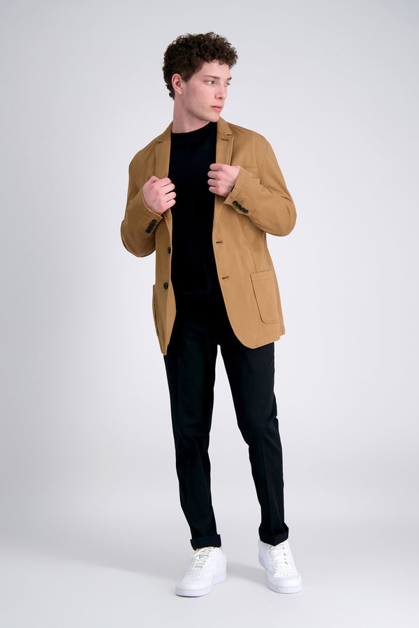 haggar Premium No Iron Khaki Pant Black