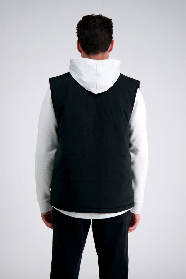 Haggar Puffer Vest - Moleskin Black