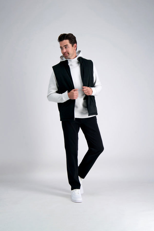 Haggar Puffer Vest - Moleskin Black