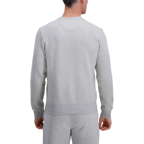 Haggar Pullover Fleece Sweatshirt Charcoal Heather