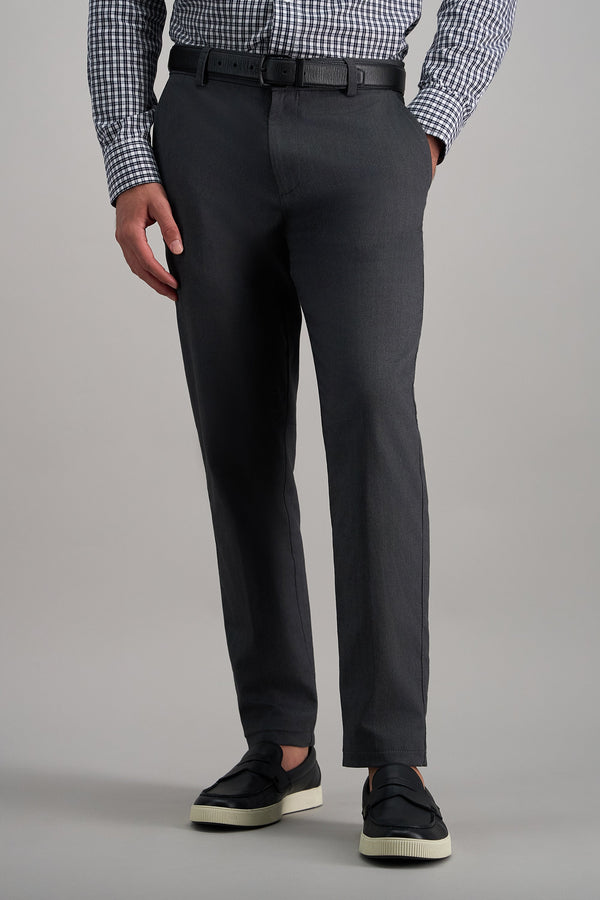 haggar Haggar® Modern Stretch Herringbone Pant Medium Grey
