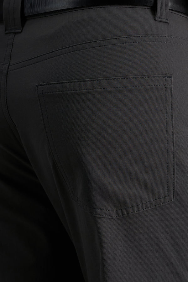 Haggar Haggar® Sport Travel Performance Nylon 5-Pocket Tech Pant Dark Grey