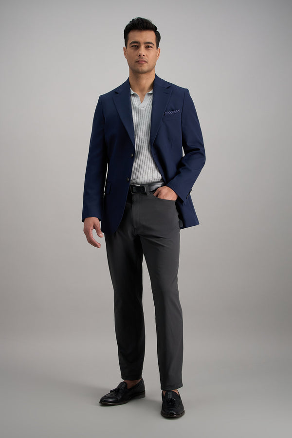 Haggar Haggar® Sport Travel Performance Nylon 5-Pocket Tech Pant Dark Grey