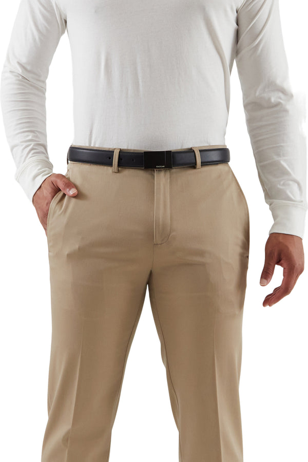 haggar Reversible Placket Belt Charcoal