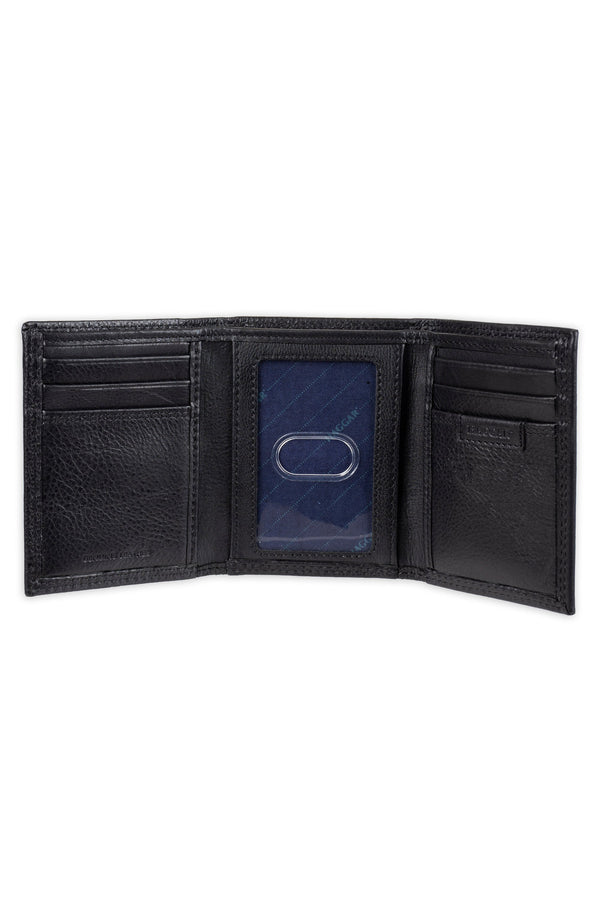 Haggar RFID Atwood Trifold Wallet Black