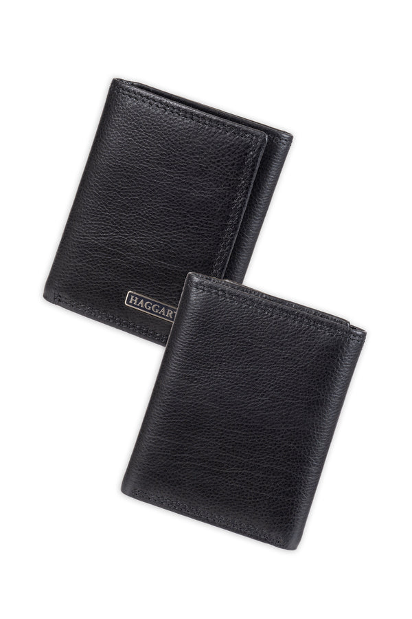 Haggar RFID Atwood Trifold Wallet Black