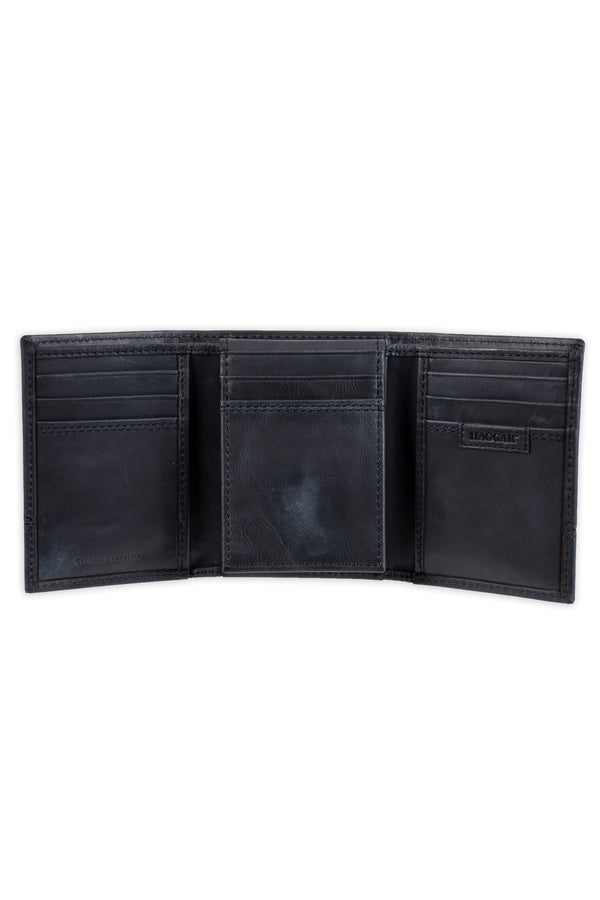 Haggar RFID Carizzo Trifold Wallet Black