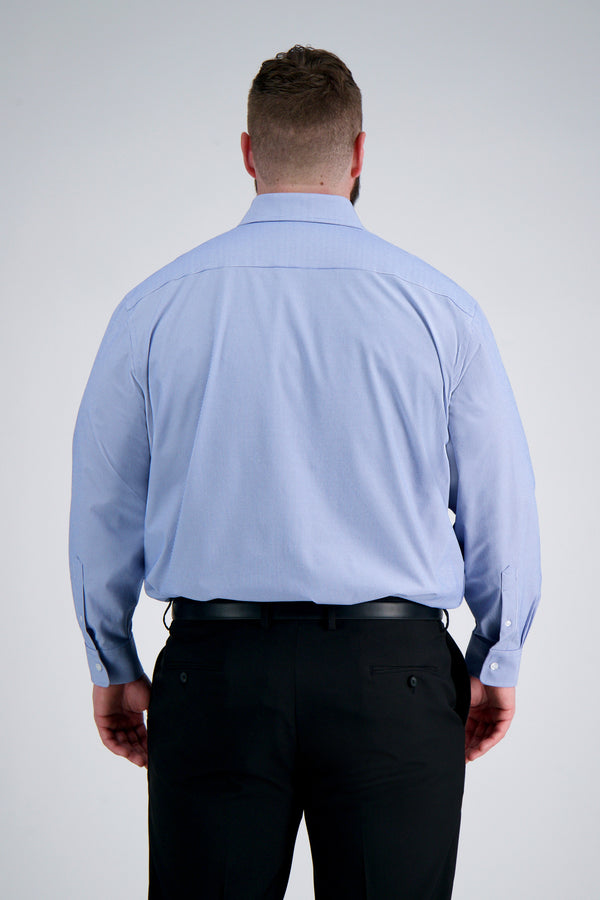 Haggar Smart Wash® Big Dress Shirt - Indigo Indigo