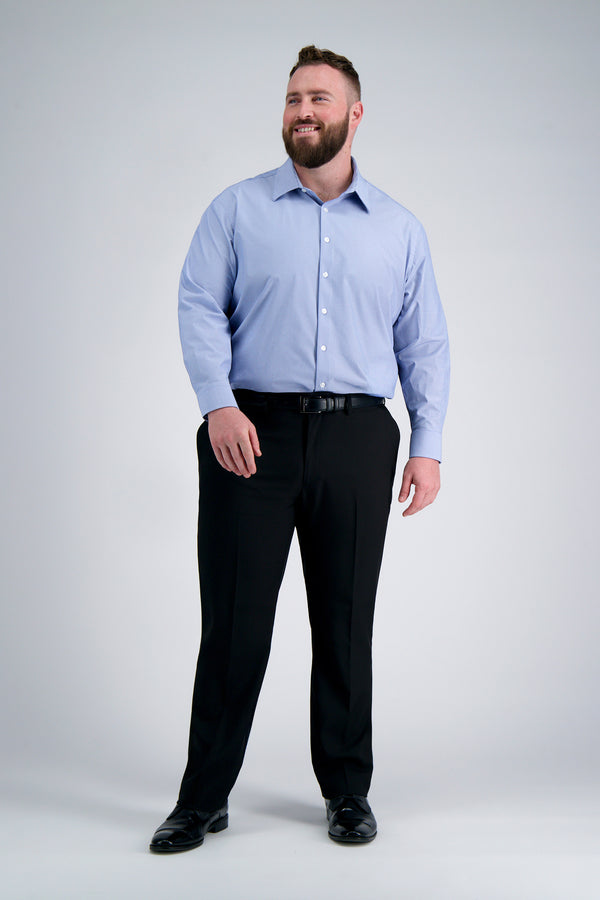 Haggar Smart Wash® Big Dress Shirt - Indigo Indigo