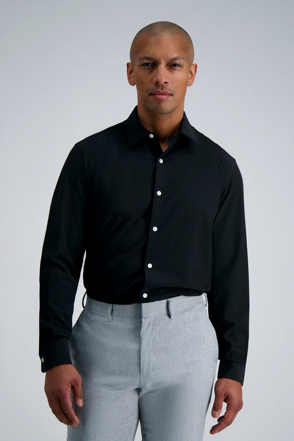 haggar Smart Wash® Dress Shirt - Black Black