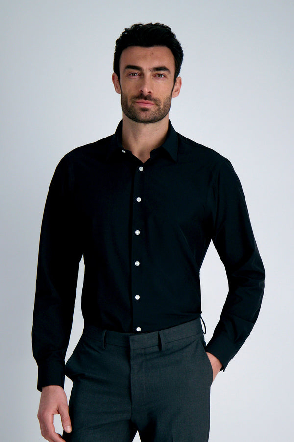 haggar Smart Wash® Dress Shirt - Black Black
