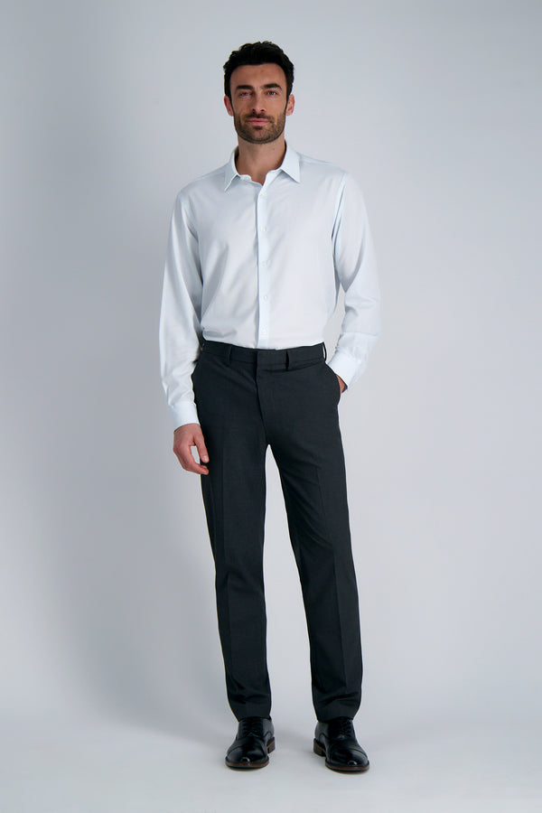 Haggar Smart Wash® Dress Shirt - Blue Check Sky