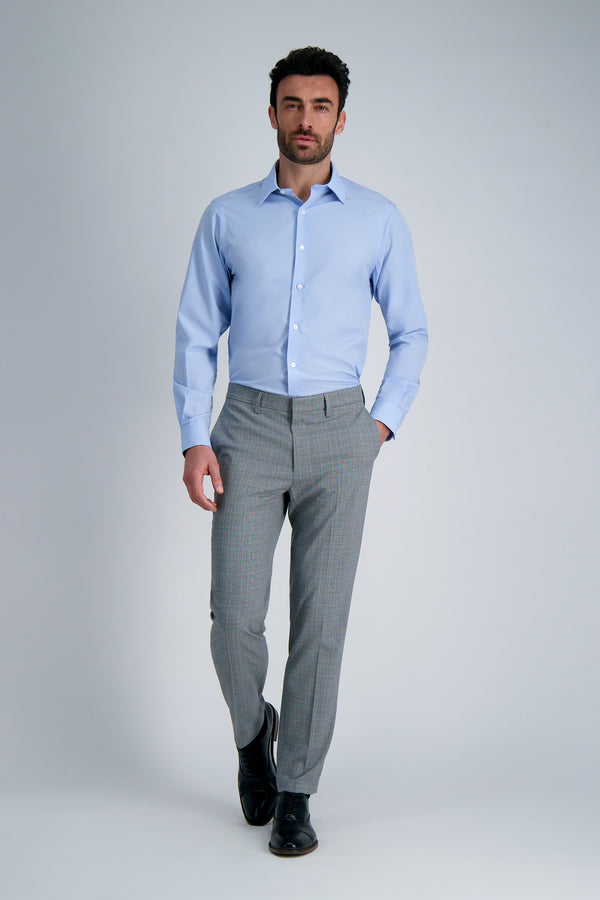 Haggar Smart Wash® Dress Shirt - Blue Light Blue
