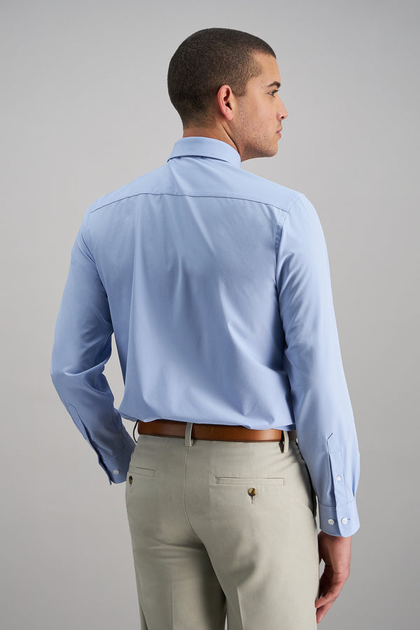Haggar Smart Wash® Dress Shirt - Blue Light Blue