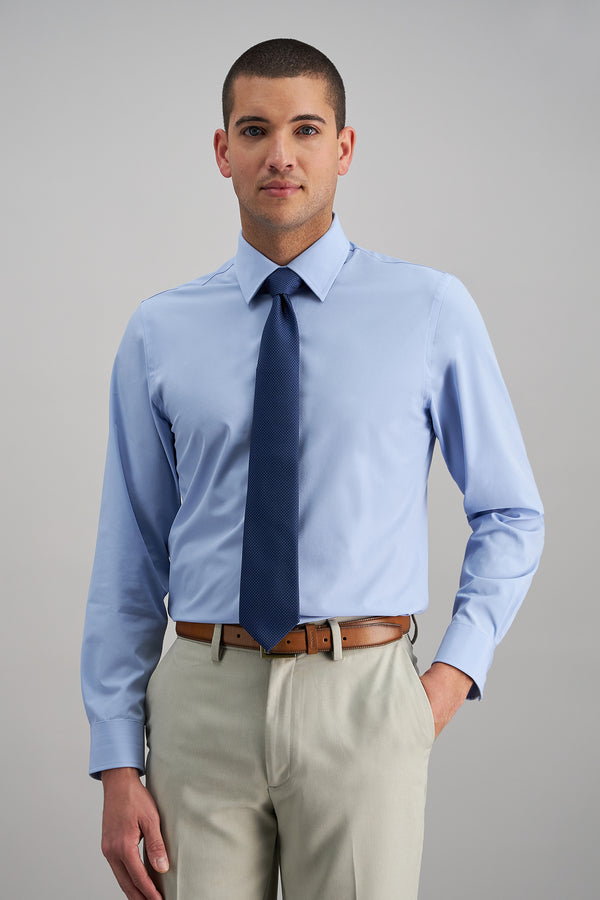 haggar Smart Wash® Dress Shirt - Blue Light Blue