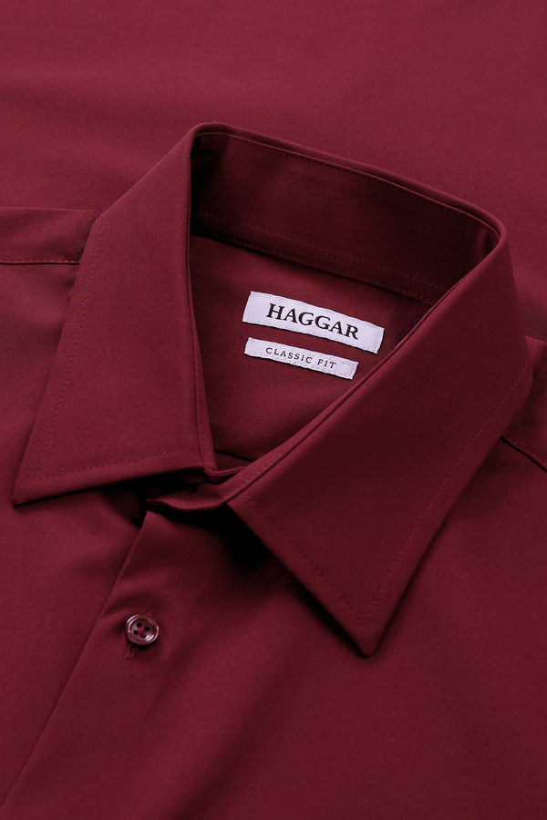 Haggar Smart Wash® Dress Shirt - Dewberry Dewberry