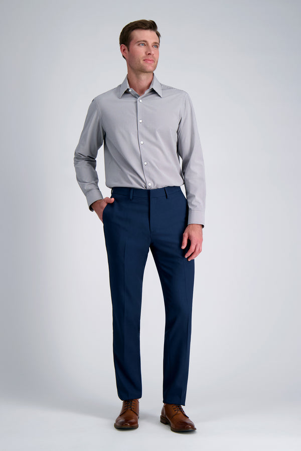 Haggar Smart Wash® Dress Shirt - Grey Check Grey