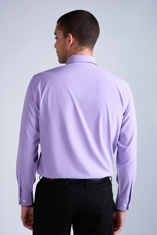 Haggar Smart Wash® Dress Shirt - Lilac Light Purple