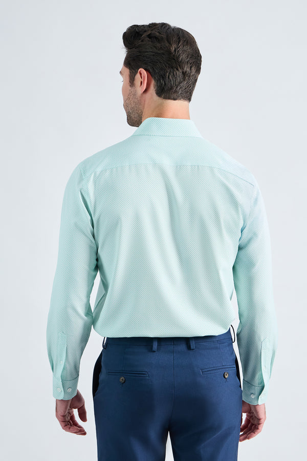 Haggar Smart Wash® Dress Shirt - Teal Teal