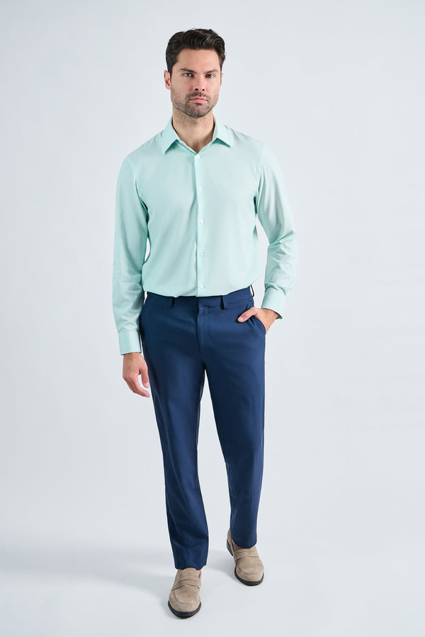 Haggar Smart Wash® Dress Shirt - Teal Teal
