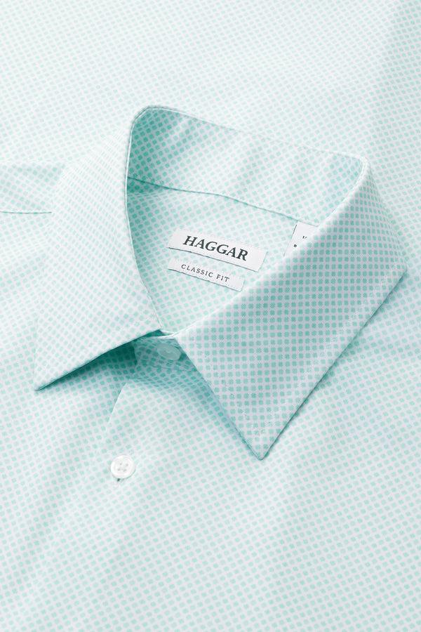 Haggar Smart Wash® Dress Shirt - Teal Teal